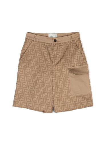 Fendi bermuda gabardine prin - fendi - Modalova