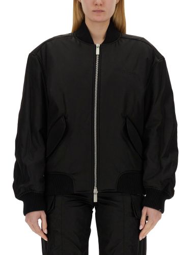 Off-white nylon bomber jacket - off-white - Modalova