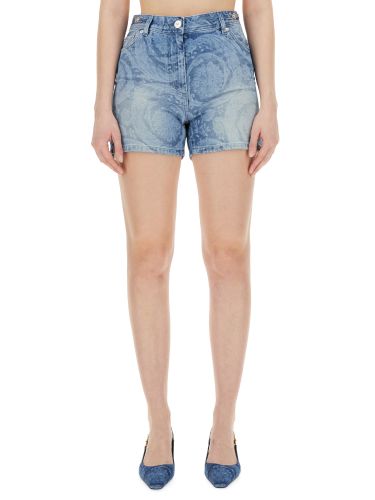 Versace denim shorts - versace - Modalova