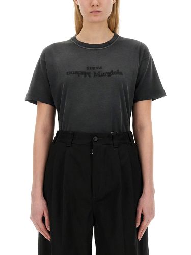 Reverse logo t-shirt - maison margiela - Modalova