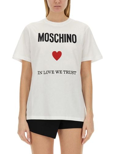 Moschino t-shirt with logo - moschino - Modalova