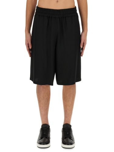 Moschino bermuda with logo - moschino - Modalova