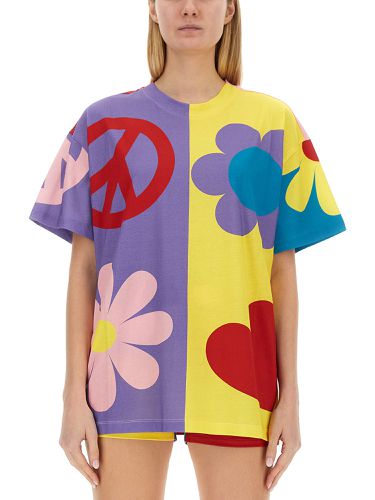 Jersey t-shirt symbols - moschino jeans - Modalova