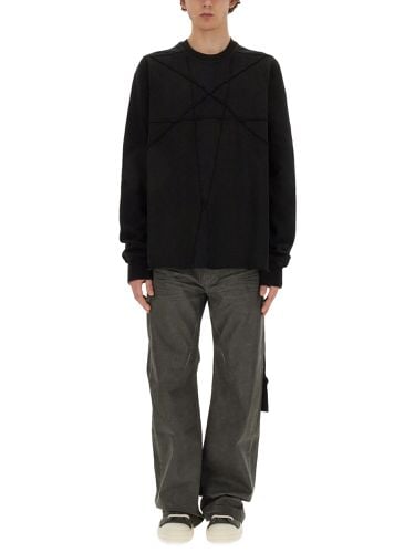 Sweatshirt with embroidery - rick owens drkshdw - Modalova