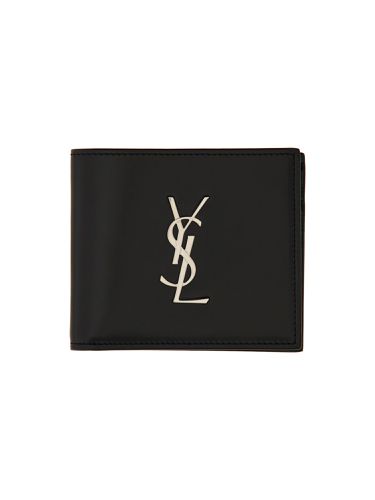 Cassandre east/west" leather wallet - saint laurent - Modalova