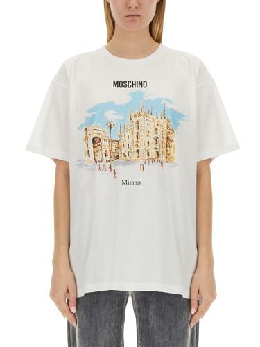 Moschino t-shirt with logo - moschino - Modalova