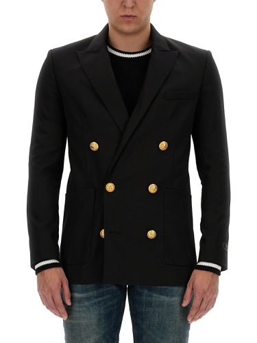 Balmain technical wool jacket - balmain - Modalova