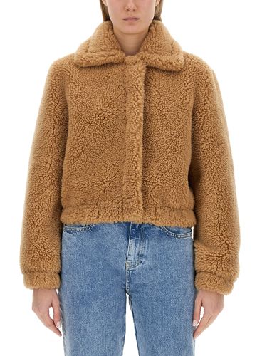 Moschino jeans furry effect jacket - moschino jeans - Modalova