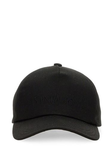 Baseball hat with logo - saint laurent - Modalova