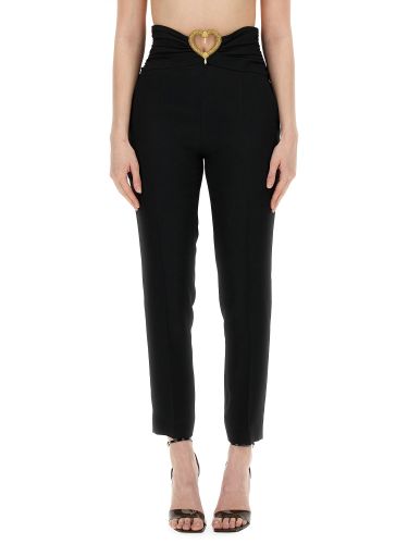 Pants with heart application - moschino - Modalova