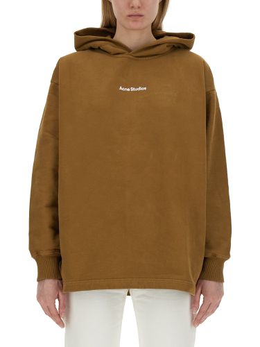 Acne studios sweatshirt with logo - acne studios - Modalova