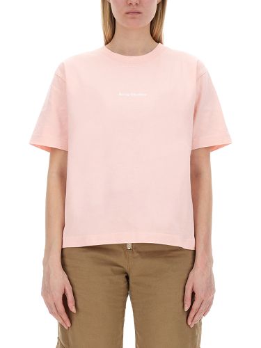 Acne studios t-shirt with logo - acne studios - Modalova