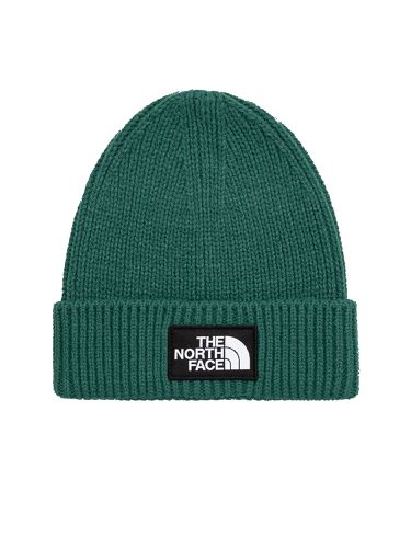 Kids tnf box logo cuffed beanie tnf blue - the north face - Modalova