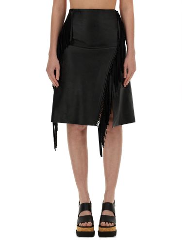 Stella mccartney fringed skirt - stella mccartney - Modalova