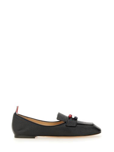 Thom browne three bow moccasin - thom browne - Modalova