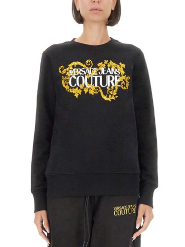 Sweatshirt with logo - versace jeans couture - Modalova