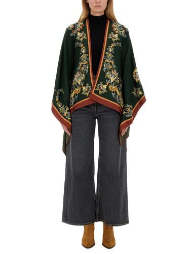 Etro floral paisley cape - etro - Modalova