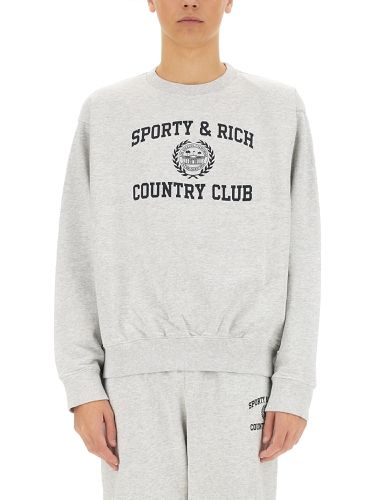 Sporty & rich sweatshirt with logo - sporty & rich - Modalova