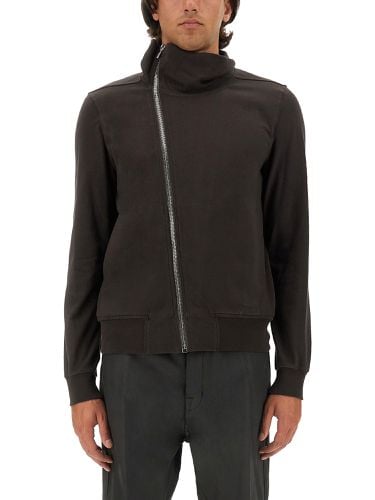 Rick owens zip sweatshirt - rick owens - Modalova