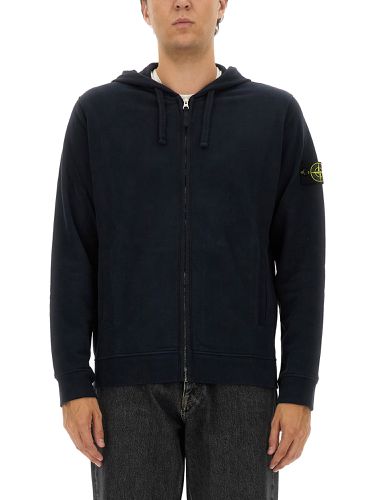 Stone island sweatshirt with logo - stone island - Modalova