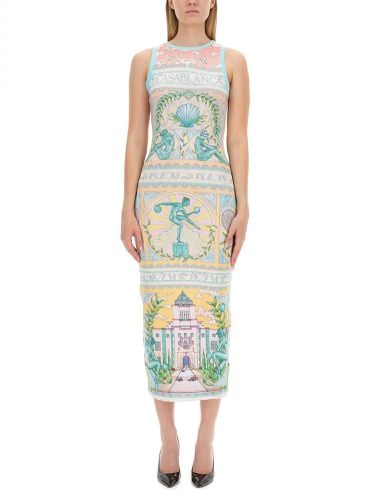 Casablanca dress with print - casablanca - Modalova