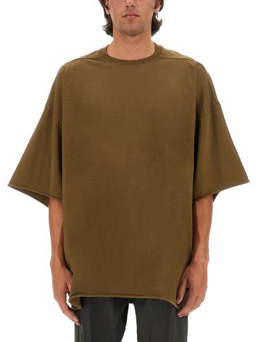 Rick owens cotton jersey t-shirt - rick owens - Modalova