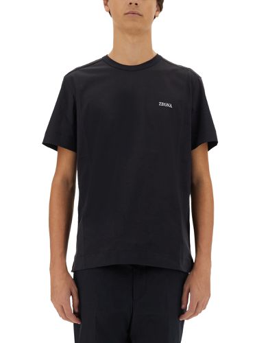 Zegna t-shirt with logo - zegna - Modalova