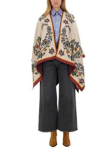 Etro floral paisley cape - etro - Modalova