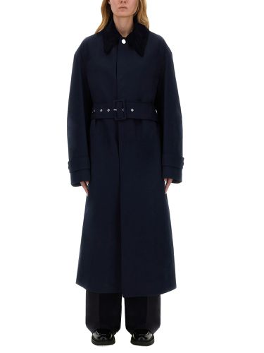 Ami paris waterproof coat with belt - ami paris - Modalova