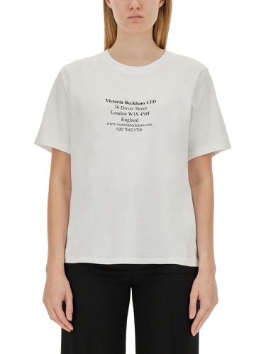 Victoria beckham "address" t-shirt - victoria beckham - Modalova