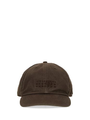 Baseball hat with logo - mm6 maison margiela - Modalova