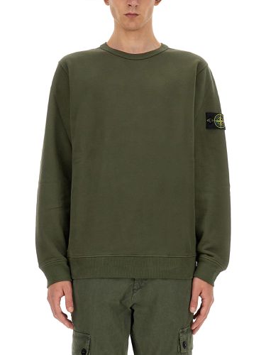 Stone island sweatshirt with logo - stone island - Modalova