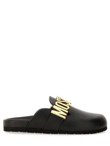 Moschino sandal with logo - moschino - Modalova