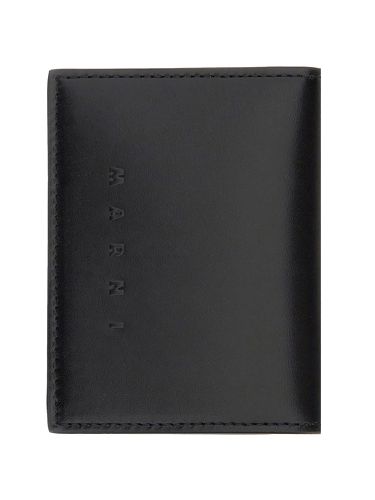 Marni bi-fold leather wallet - marni - Modalova