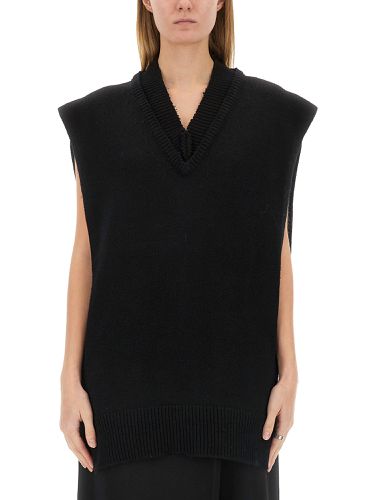 Maison margiela layered knit vest - maison margiela - Modalova