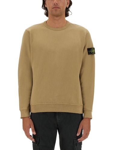 Stone island sweatshirt with logo - stone island - Modalova