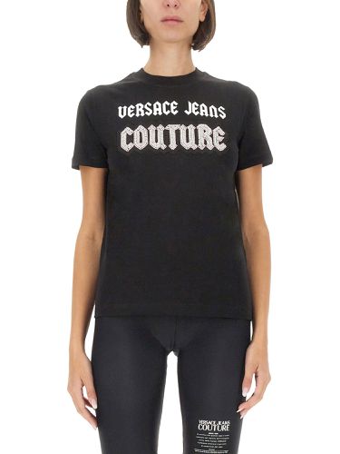 T-shirt with logo - versace jeans couture - Modalova