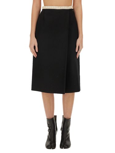 Maison margiela wool skirt - maison margiela - Modalova