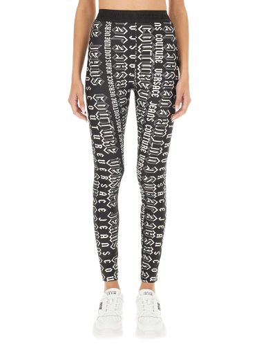 Leggings with print - versace jeans couture - Modalova