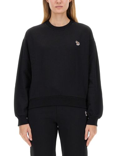 Sweatshirt with zebra patch - ps by paul smith - Modalova