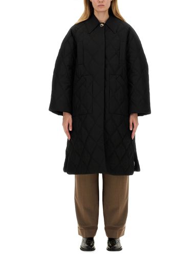 Ganni coat with raglan sleeve - ganni - Modalova