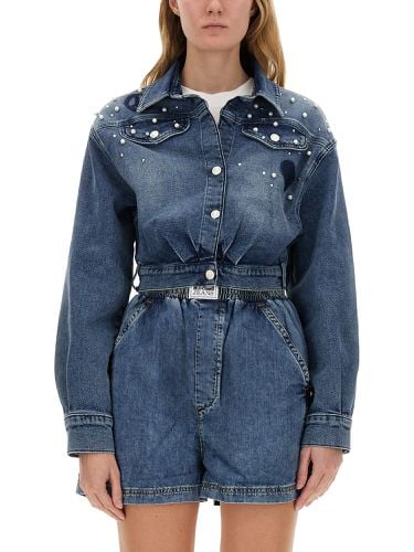 Moschino jeans shirt with logo - moschino jeans - Modalova