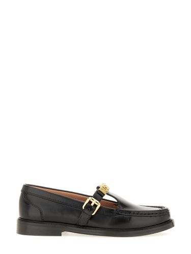 Moschino leather loafer - moschino - Modalova