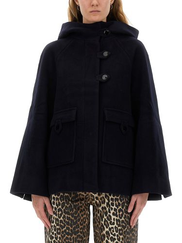 Ganni midi coat - ganni - Modalova