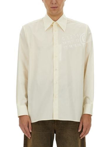 Mm6 maison margiela poplin shirt - mm6 maison margiela - Modalova