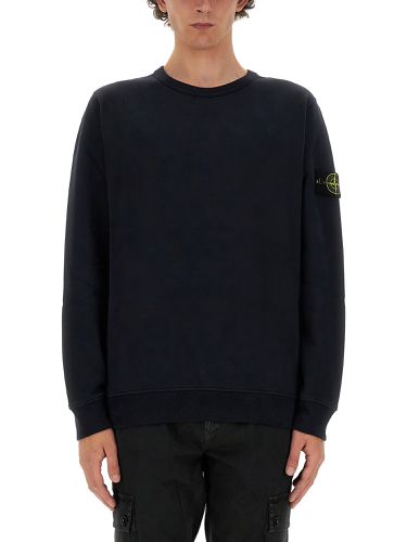 Stone island sweatshirt with logo - stone island - Modalova