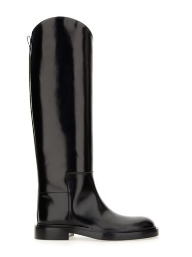 Jil sander leather boot - jil sander - Modalova