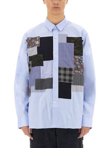 Junya watanabe man patchwork shirt - junya watanabe man - Modalova