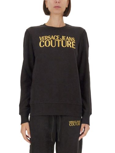 Sweatshirt with logo - versace jeans couture - Modalova