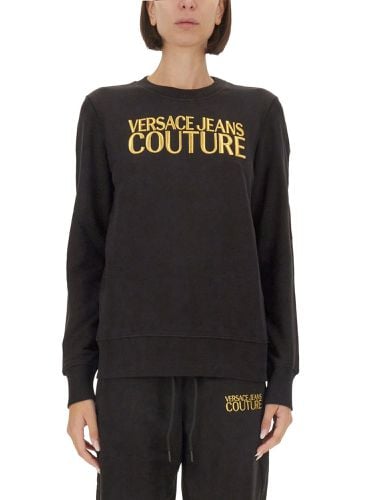 Sweatshirt with logo - versace jeans couture - Modalova